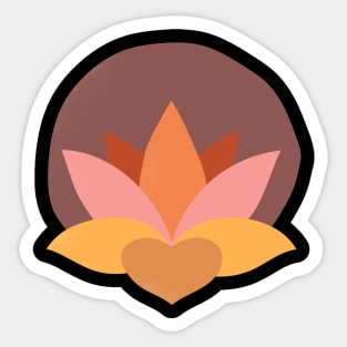 Buddhism Zen Lotus Flower Meditation Yoga Sticker